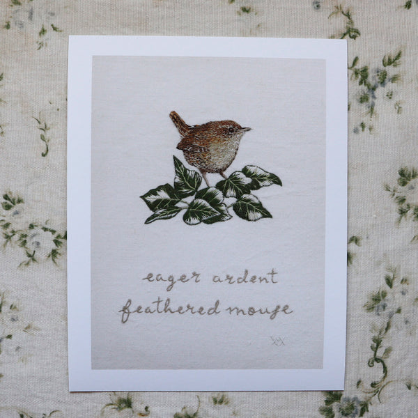 Wren Amongst the Ivy Giclée Print