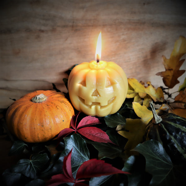 Pumpkin Beeswax Candle