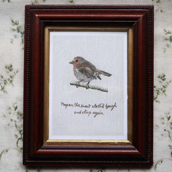 Robin in the Snow Giclée Print