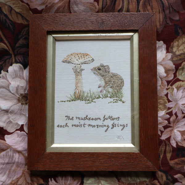 Field Mouse and Toadstool