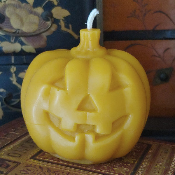 Pumpkin Beeswax Candle
