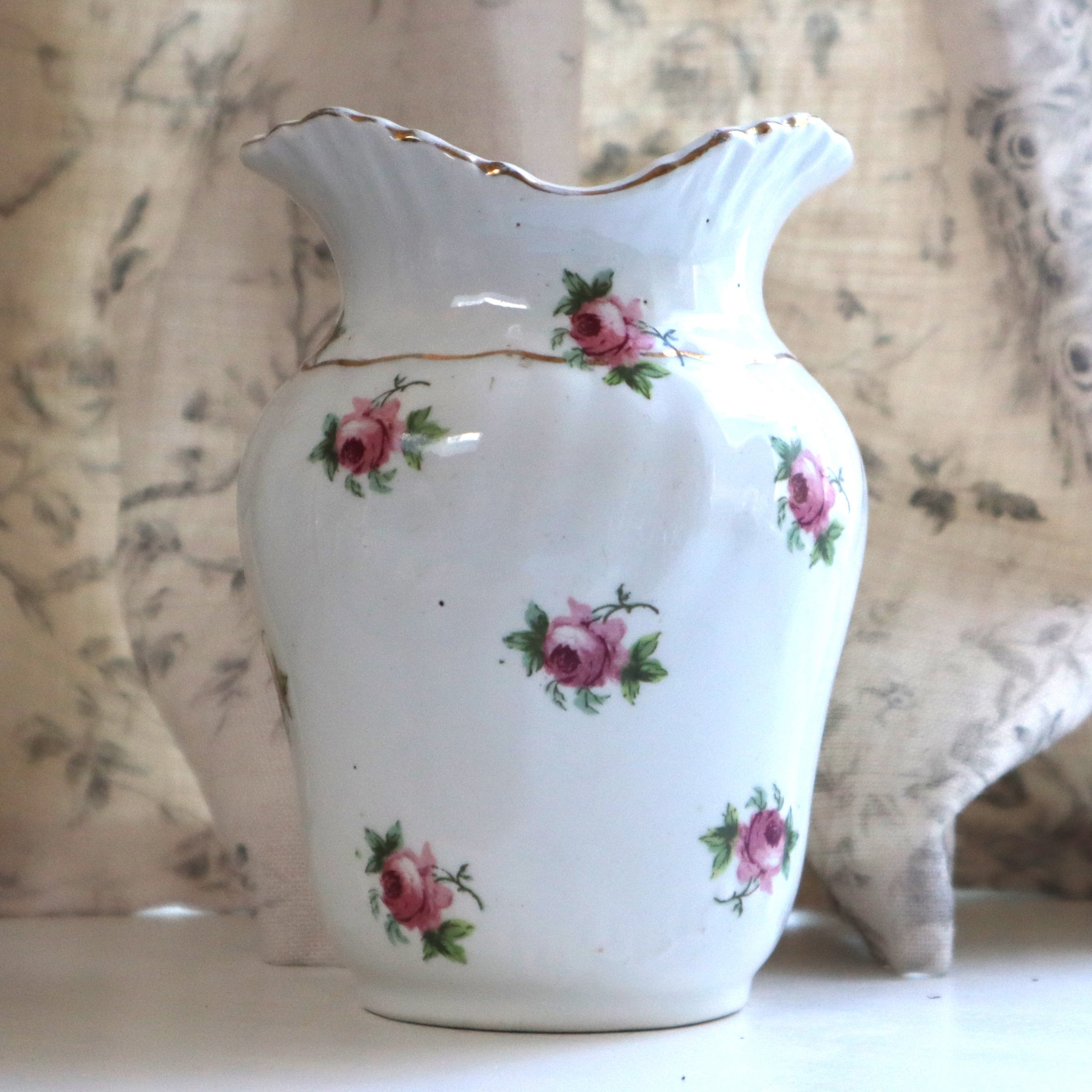 Edwardian Porcelain Toothbrush Holder