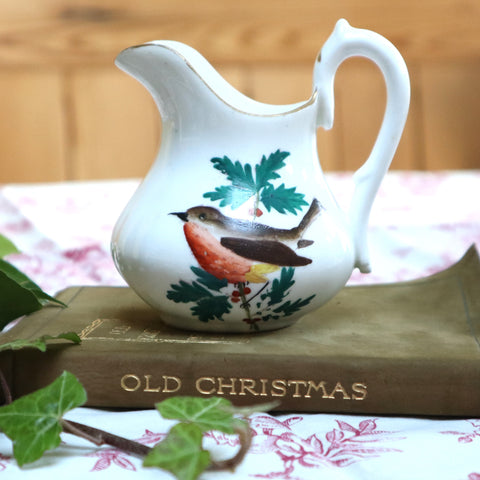 The Robin and The Wren Christmas Jug