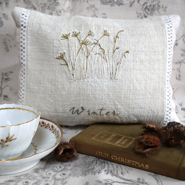 Winter Lavender Pillow