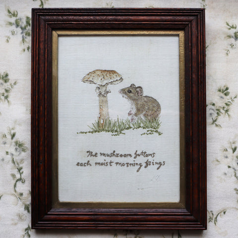 Field Mouse and Toadstool Giclée Print